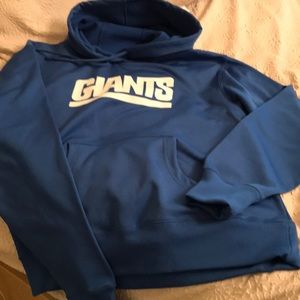 Giants hooded sweat shirt.